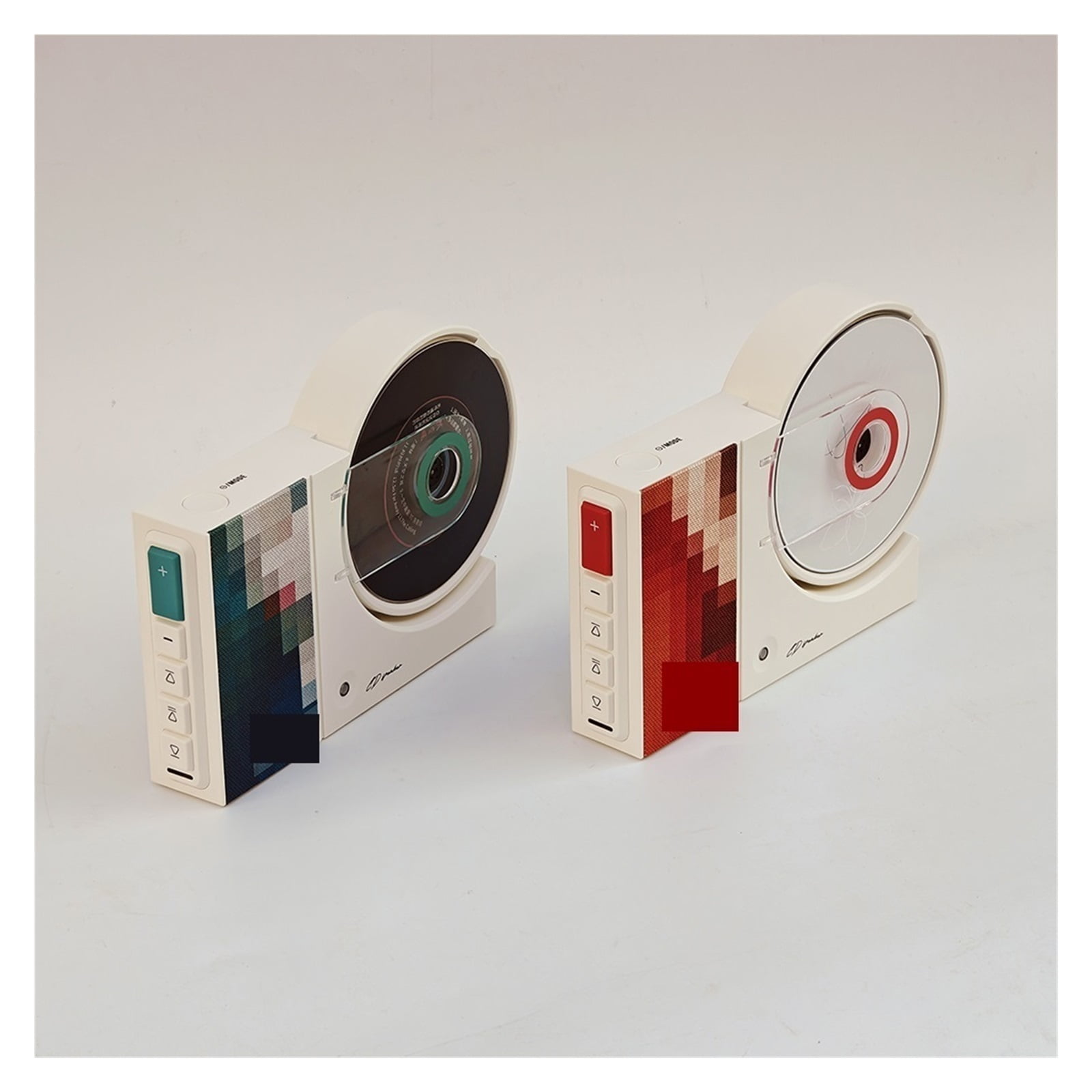 Wall-Mounted Portable CD Player with Remote Control CD Player Music Player USB Bluetooth-Compatible ,Multi-Functional