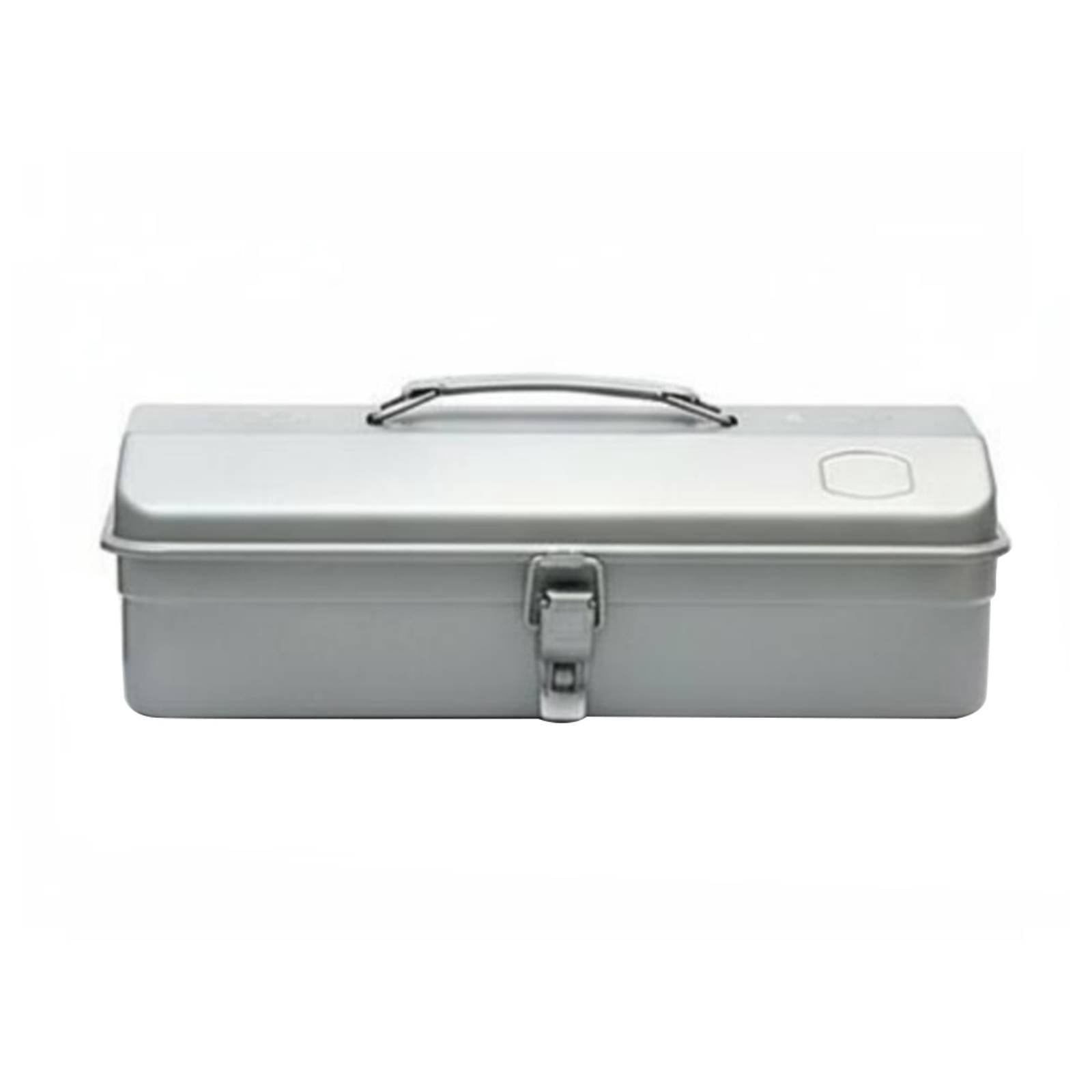 predolo Metal Toolbox Multi-Purpose Metal Tool Storage Heavy Duty Portable Tool Chest for DIY Enthusiasts, Mechanics, Car, Garage, Job Site, Silver Gray, 350
