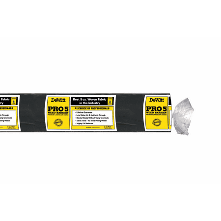- DeWitt P5 5 x 250 Foot Pro 5 Commercial Landscape Weed Barrier Fabric (4 Pack)