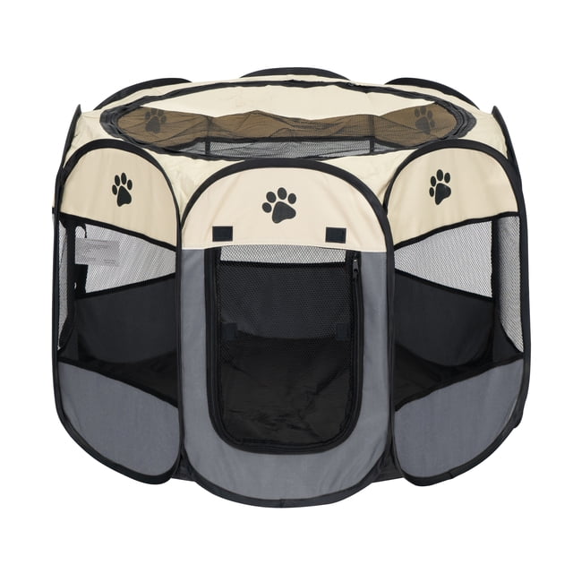 Corral para Mascotas Onof Plegable y con Malla Transpirable - Chico