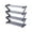 Gray, variant on Qocolhg Z-Shaped 4 Tier Shoe Rack Organizer, Shoe Cabinet, Simple Aluminum Alloy Assembled Shoe Rack Save Space Slippers High Heels Home Dormitory Foldable Multi-Layer Storage, Light blue