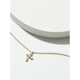 thumbnail image 5 of 1K Yellow Gold Cross Pendant Necklace, 18" + 2" Extention, 5 of 7