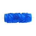 thumbnail image 1 of Xingzhi 5'' Embossed Paint Roller Sleeve Wall Stencil Brush Flower Pattern Decor #23 Blue Type 5, 1 of 6