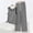 Tops-312White, variant on Xdegoge Pajama Sets for Women Scoop Neck Sleeveless Tank Top and Pants Casual Sleepwear Loungewear Loose Fit Striped Pattern Soft Lightweight Spring Summer