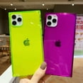 thumbnail image 2 of Compatible for iPhone 11 Pro Max Case,Clear Square Cases Reinforced Corners Cushion Shock Absorption TPU Silicone Cover for iPhone 11 Pro Max 6.5 inch -Grape Purple, 2 of 14