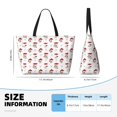 thumbnail image 2 of Defioc Different Mushrooms Pattern Beach Bag for Women - Large Beach Tote Bag Waterproof Sandproof Swim Pool Bag Everyday Bag Handbags with Zipper, 2 of 6