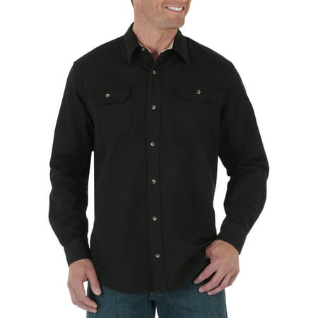 Big and Tall Mens Long Sleeve Solid Twill