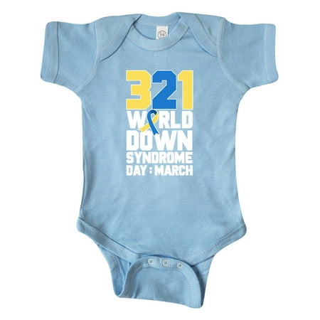 

Inktastic 321 is World Down Syndrome Day Gift Baby Boy or Baby Girl Bodysuit
