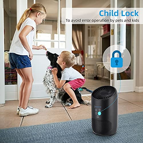 HEPA Air Purifiers for Home Bedroom Smoke Air Cleaner with Fragrance Sponge Lock Set Ultra Quiet HEPA Air Purifier for Dust Odor Pet Dander Smoke Walmart