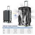 thumbnail image 4 of Yiaed Running horses Print Travel Luggage Cover Suitcase Protector Covers Elastic Luggage Anti-scratch(No luggage included）-X-Large, 4 of 7