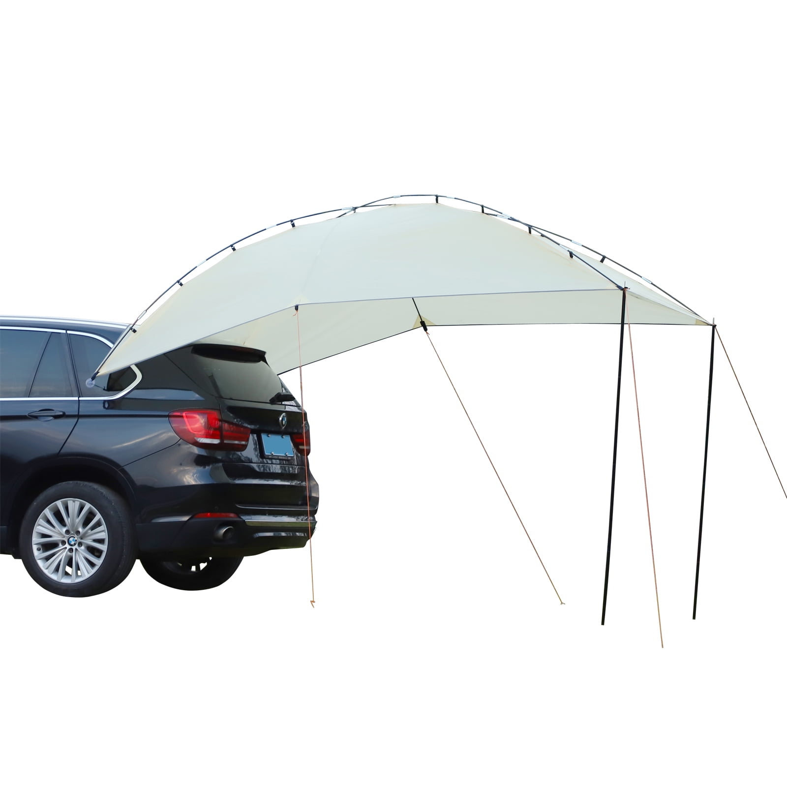 Outsunny Portable Light weight Car Awning Rooftop Tent Sun Shelter Canopy with Waterproof and UV