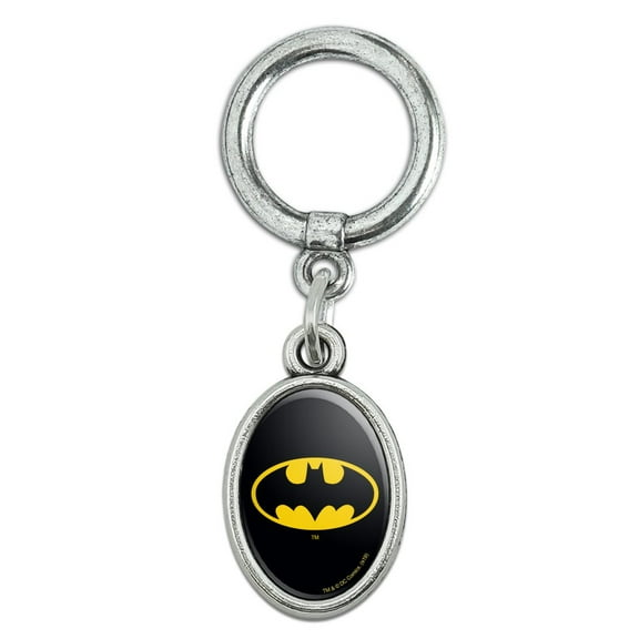 Batman Classic Bat Shield Logo Shoe Sneaker Shoelace Oval Charm Jewelry