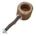 thumbnail image 3 of Cuenco De Comida Con Soporte De Madera Para Loros, No Tóxico, Seguro, Fácil De Instalar, Cuenco De Comida Fuerte Para Pájaros Para Loros, 3 of 7