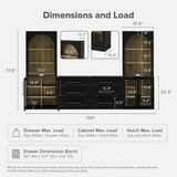 Mopio Blake 4 Piece Entertainment Center for 65" TVs