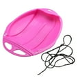 thumbnail image 1 of Round Snow Sled Disc Slider, Heavy-Duty PP Plastic Saucer for Kids Adults Sand Snow Skiing, Pull Rope Included, 1 of 1