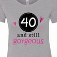 thumbnail image 4 of Inktastic 40th Birthday Gorgeous Women's T-Shirt, 4 of 5