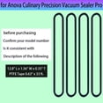thumbnail image 4 of czcpp-4 Pack Foam Replacement Gaskets compatible with Anova Culinary Precision Vacuum Sealer Pro,Replacement Gaskets for Anova Culinary Precision Vacuum Sealer Pro (12.8 * 1.56 * 0.35), 4 of 4