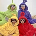 thumbnail image 4 of Disfraz de Cosplay de Teletubbies para niña, ropa de dormir de Dipsy, Laa Po, pijama de Onesies, mono, regalo de Navidad para niños, pijamas Tinky Winky, 4 of 4