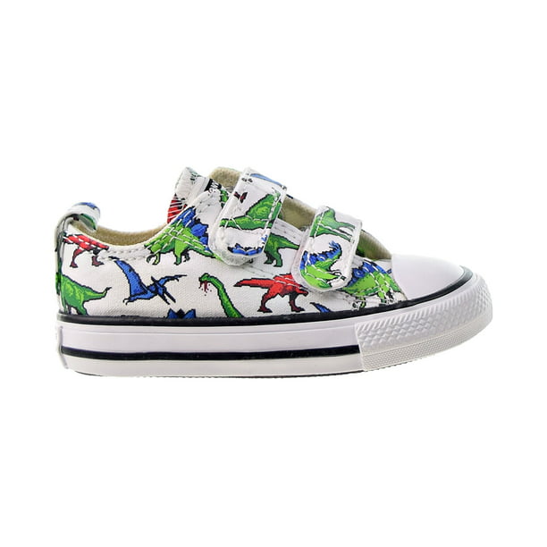 padre Melodramático Mm Converse Chuck Taylor All Star 2V Strap Ox Toddlers' Shoes White-Green-Red  770166f - Walmart.com