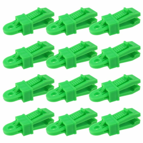Weloille Tarp Clips Heavy Duty Lock Grip, 12 Pcs Tarp Clamps, Pool Cover Clips, Tent Fasteners Holder for Camping, Awnings, Car Cover,Pool Cover, Boat Cover