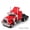 American Red, variant on 1:50 Scale Alloy Diecast Container Transport Truck Model, Simulated Freight Semi-Trailer Vehicle with Openable Doors, Realistic Sound & LED Light Effects,Hobby Collectible & Premium Gift for Boys