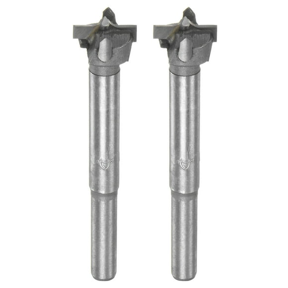 Unique Bargains 2 Pieces Forstner Drill Bits 16mm (5/8') Tungsten Carbide Wood Hinge Drill Bit Woodworking