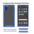 thumbnail image 3 of Njjex Galaxy Note 10 10+ 10 Plus 5G 2019 Phone Case [with Tempered Glass Screen Protector] Full-Body Rugged Transparent Clear Back Bumper Cover, 3 of 10