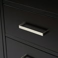 thumbnail image 2 of ARIEL Cambridge 36 Inch Espresso Bathroom Vanity with Sink, Solid Wood, Carrara White Quartz Countertop, 1.5-Inch Edge, Right Rectangular Undermount Sink, 2 Soft Closing Doors, 5 Drawers, 2 of 10
