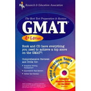 GMAT w/CD-ROM 4th Ed. (REA) - The Best Test Prep & Review (GMAT Test Preparation), Used [Paperback]