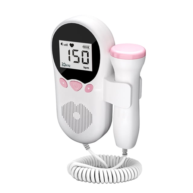 Monitor de frecuencia cardíaca para bebés, monitor de frecuencia cardíaca fetal, monitor de frecuencia cardíaca durante el embarazo, detector de frecuenc