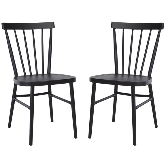 Safavieh Core Aluminum Outdoor Dining Side Chair - Set of 2, Black
