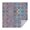 Red Floral Square, variant on Simple Petal Shaped Geometric Floral Pattern Square Tablecloth,Waterproof Square Table Cover,Wipeable Spillproof Washable Table Cover for Home Kitchen Party Decor 42"X42"(107x107cm)