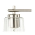 thumbnail image 5 of Adley Collection Six-Light New Traditional Brushed Nickel Clear Glass Bath Vanity Light, 5 of 14