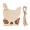 2, variant on Opolski 10Pcs Easter Rabbit Decoration Cute Exquisite Mini Rabbit DIY Pating Easter Decoration Festive Decor