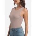 thumbnail image 6 of Women Tank Tops Summer Sleeveless Basic Cami Top Shirt Slim Racerback Blouses, 6 of 7