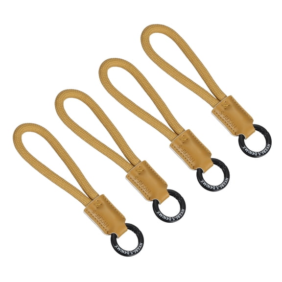 Uxcell Handmade Cowhide Key Chain, Stylish Bag Pendant, Mobile Phone Leather Lanyard Car Key Lanyard Mobile Phone Keychain Accessories for Women and Men,Brown