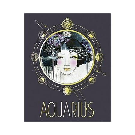Papaya Zodiac Aquarius Print