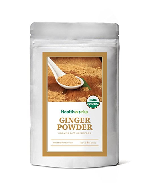 Healthworks Ginger Powder Raw Organic, 8 Ounce