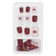 thumbnail image 2 of 24pcs False Nails Full Cover Press On Fake Nails Tips Coffin Fake Nails for WomenP132, 2 of 5
