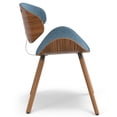 thumbnail image 6 of Simpli Home Marana Dining Chair in Denim Blue Linen Look Fabric, 6 of 11