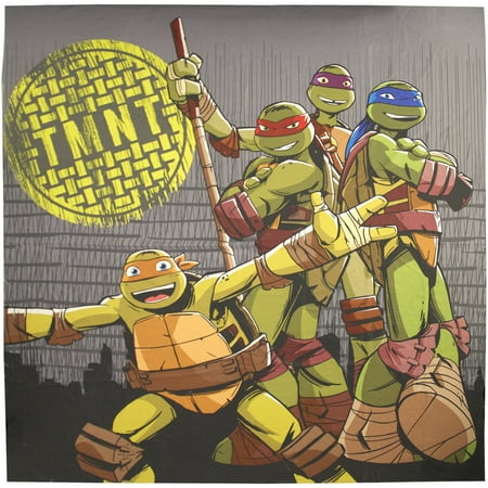 AAA Discounts And Rewards Teenage Mutant Ninja Turtles Cross Hatching Shower Curtain - AAA Discounts And Rewards