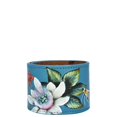 thumbnail image 1 of Anuschka Painted Leather Cuff | Hand Painted Original Artwork | Royal Garden, 1 of 5