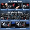 thumbnail image 4 of ALILYY Car Jump Starter with Air Compressor 150PSI Tire Inflator ,4000A Peak Car Battery Jump Starter (8.0L Gas or 8.0L Diesel) 32000mAh Battery Jump Box with LED Light,Black, 4 of 12