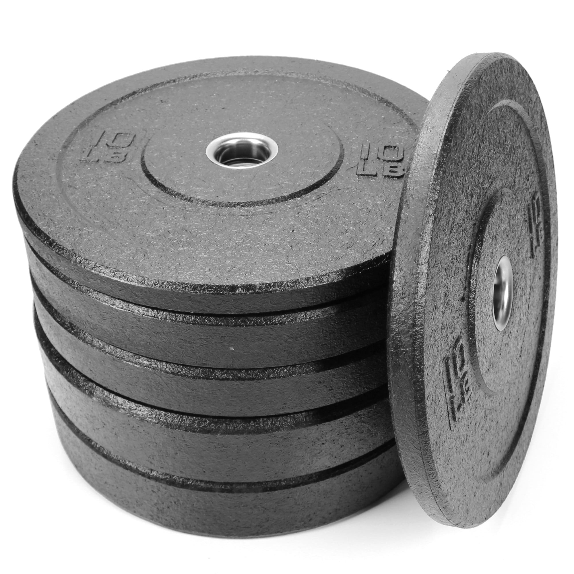 XPRT Fitness Olympic Crumb Rubber Bumper Plate 35 lb. SINGLE - Weight Lifting Plate for Cross Training, Olympic Lifting, Power lifting, Strength & Conditioning, Fits 2" Diameter Barbell