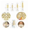2PCS G9 LED Lamp AC220V 3.5W Ceramic SMD2835 LED Bulb Warm/Cool White
