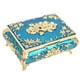thumbnail image 2 of Caja de almacenamiento de joyas, joyero vintage, joyero de Metal brillante, joyero de rendimiento sólido Jadeshay A, 2 of 8