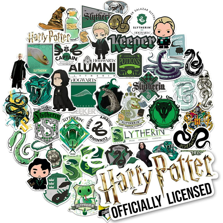 Harry Potter/Gryffindor Theme Pack Miscellaneous 100 Ct. Sticker Pack  Bundle Die Cut Vinyl Large Deluxe Stickers Variety Pack - Laptop, Water  Bottle