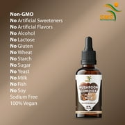 Mushroom Complex Extract Organic Non GMO Tincture Liquid Herbal Drops 2 Fl Oz