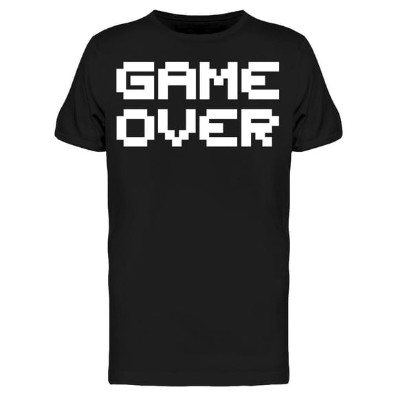 Game Over Pixel Font Tee Men's -Image by Shutterstock