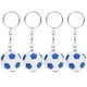 thumbnail image 1 of KAKOWELY 4 llaveros de fútbol, colgantes para llaves, recuerdo de partido de fútbol, regalo, 1 of 5